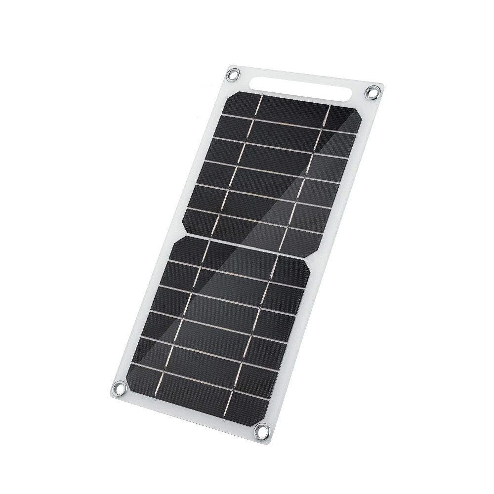 Cell Phone Solar Charger Panel Emergency Backup USB 5V Home Camping Hiking