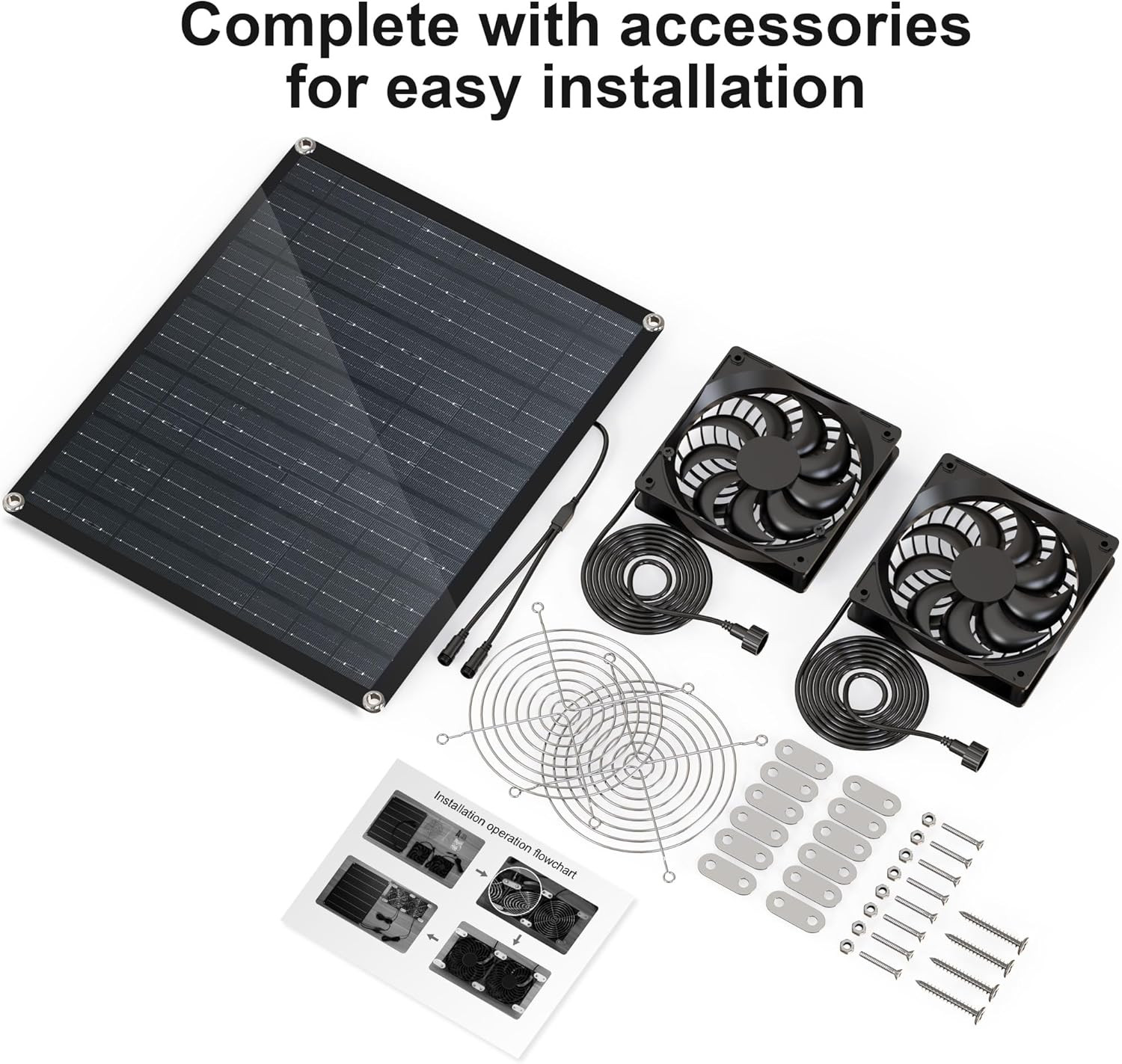 Solar Panel Fan, 30W Solar Fan, Solar Panel Fan Kit, Solar Exhaust Fan, Suitable
