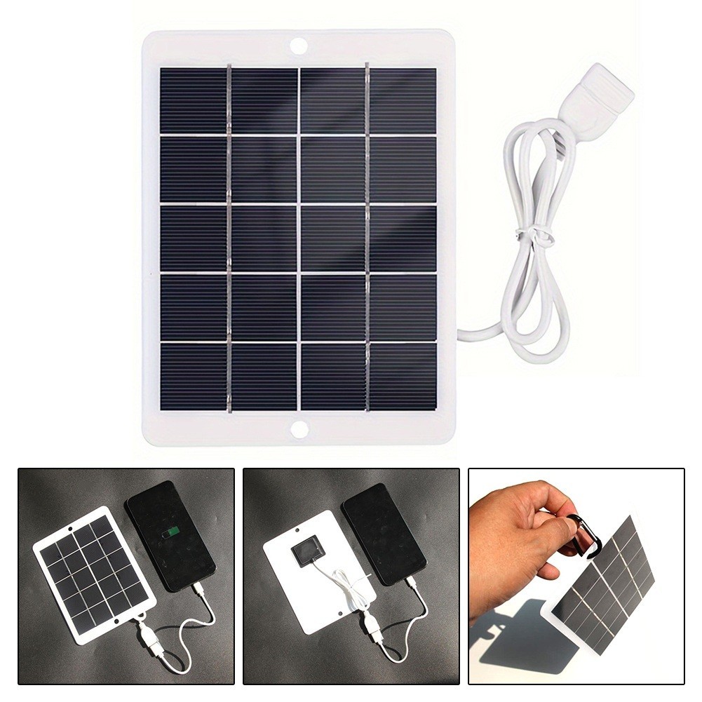 Polysilicon Solar Panel Compact and Portable Design USB Output for Charging