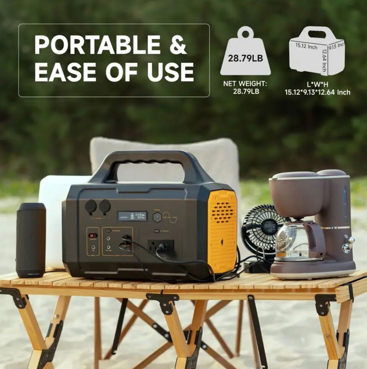 1000W Portable Power Station FlashFish-1075Wh