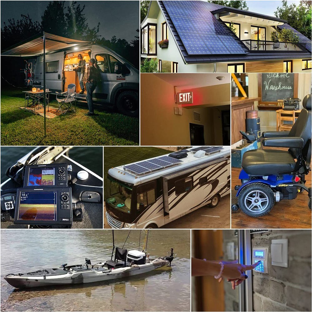 200W 12V Solar Panel High Efficiency Monocrystalline Marine Home Off-Grid Power
