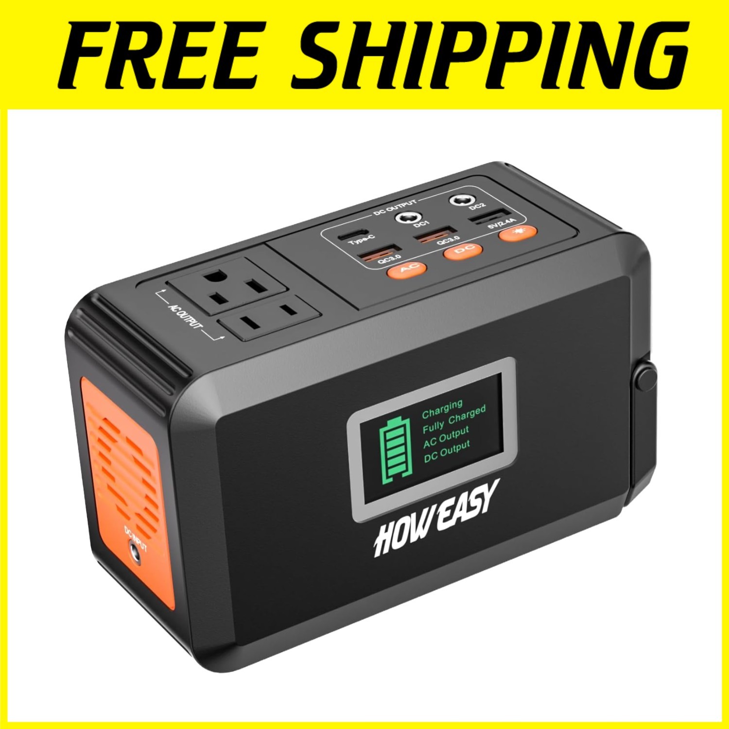 Lightweight Solar Generator – Emergency Power Supply