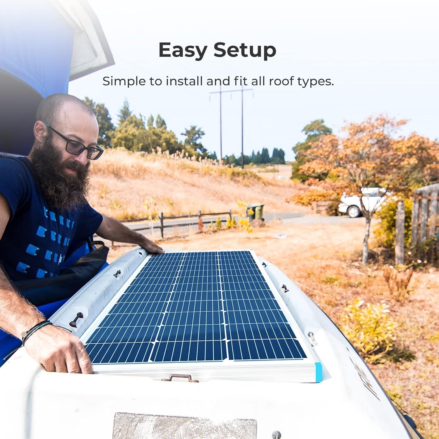 Solar Panel 100 Watt 12V High-Efficiency Monocrystalline PV Module Power Charger