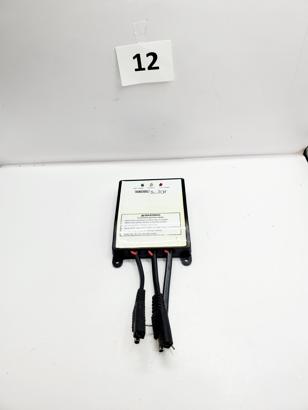 Thunderbolt Solar Charge Regulator 12V # 96728 Three LED 100 W