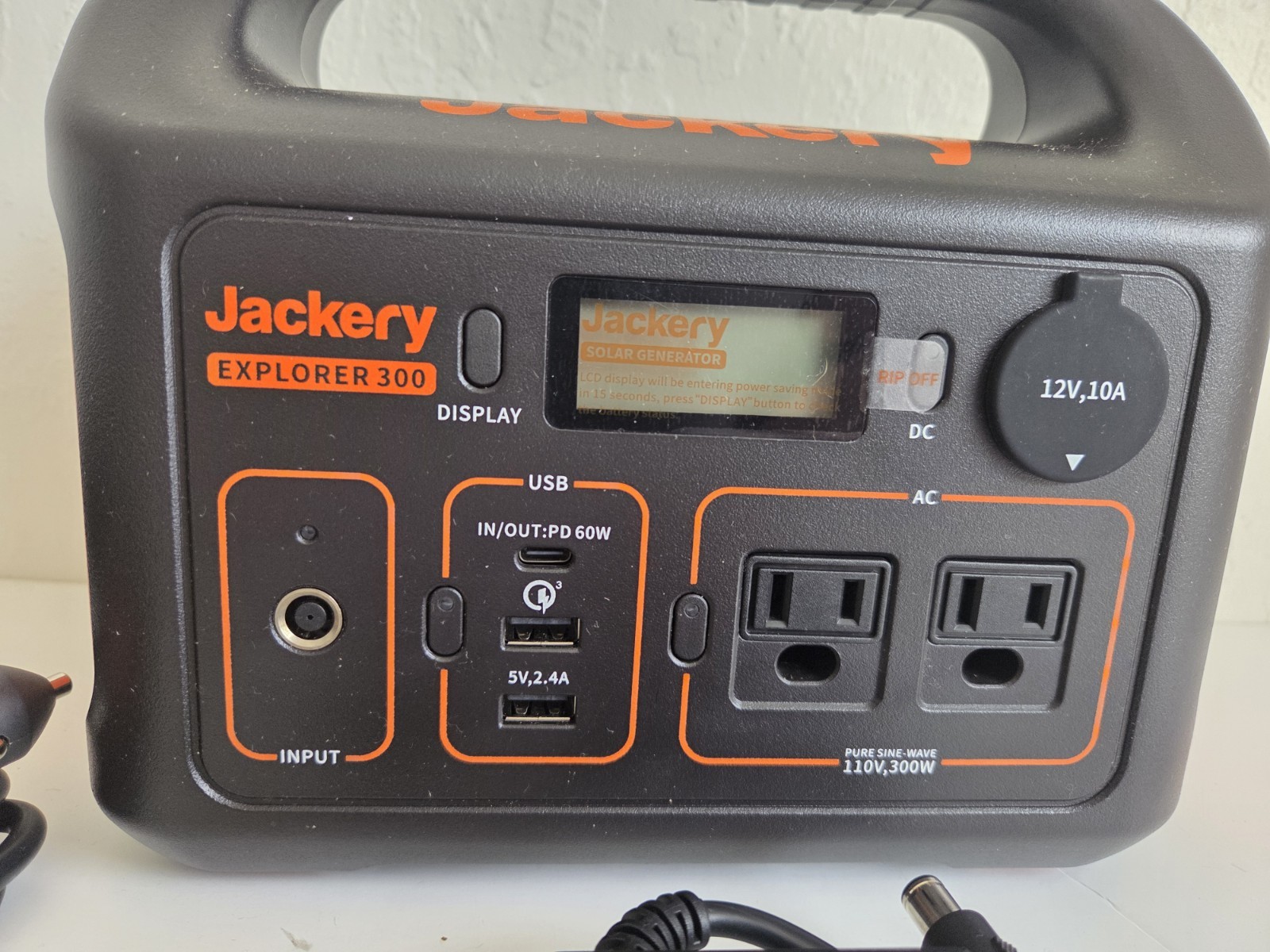 Jackery Portable Power Station Explorer 300, 293Wh