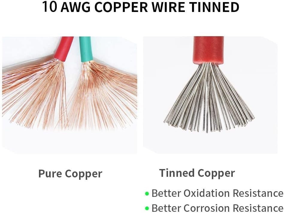 10AWG SAE to XT60 Connector Extension Cable,With 15A Protection Fuse for Safety,