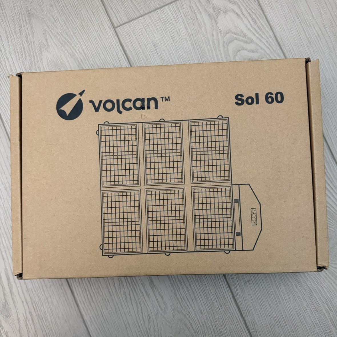 Volcan Sol 60 60W Monocrystalline Foldable Portable Solar Panel