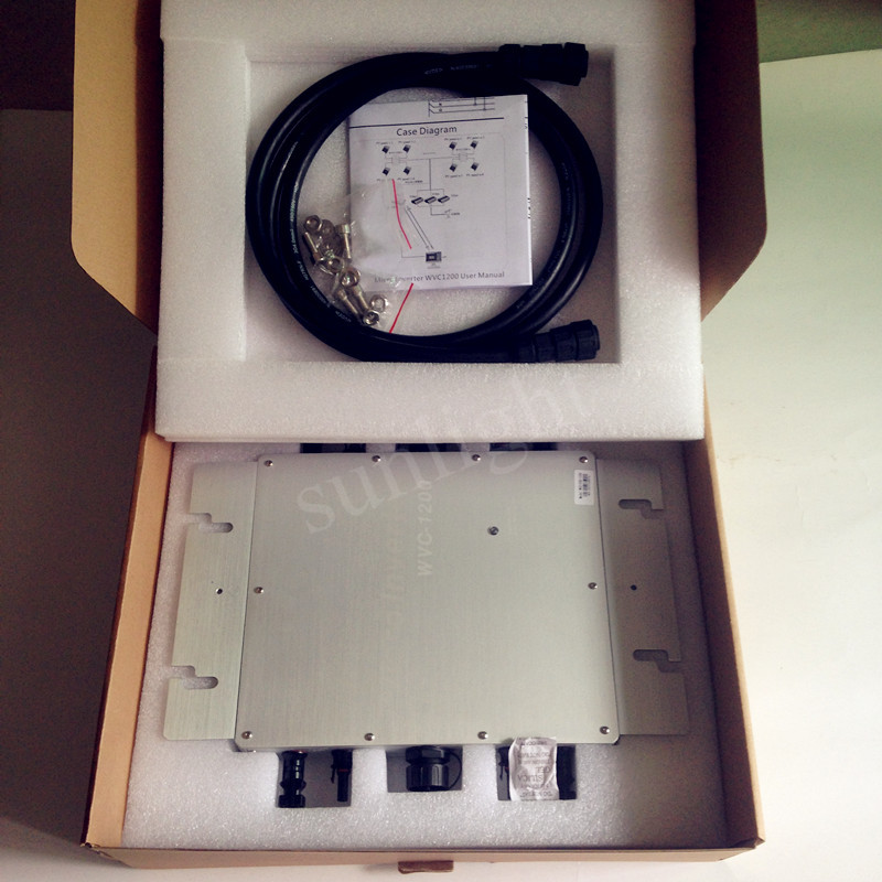 600W 1.2KW grid tie micro inverter Wireless communication mppt pure sine wave