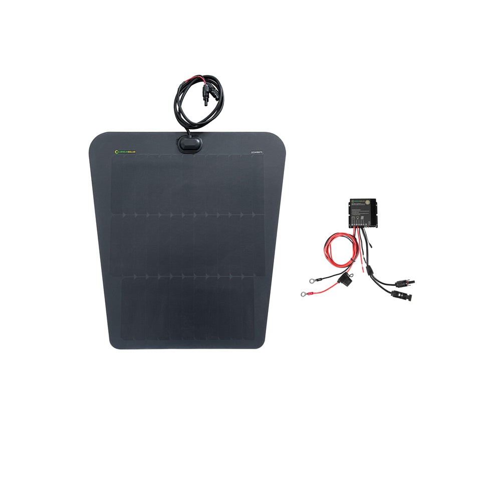 Lensun 35W 12V Hood Flexible Solar Panel for Chevrolet Colorado ZR2 Easy