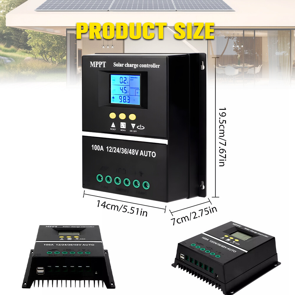 300W Flexible Solar Panel Mono 12V Portable for Camping Home Marine w/Controller