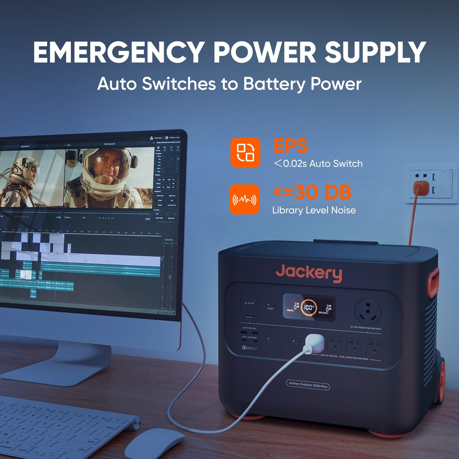 Jackery Solar Generator 4000 Kit, Explorer 2000 Plus and 1X PackPlus E2000 Plus