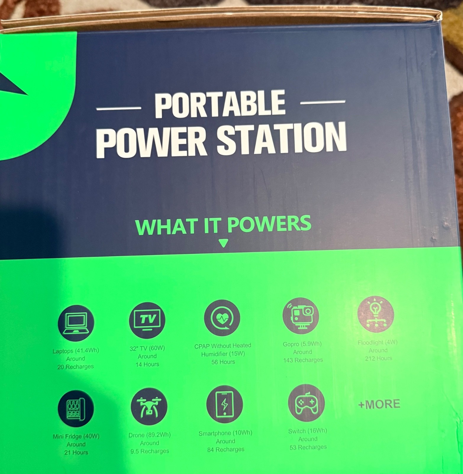 NEW EBL EB1000 Portable Power Station Peak 2000W
