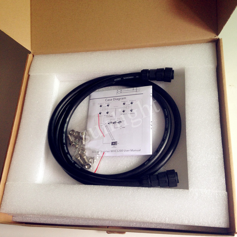 600W 1.2KW grid tie micro inverter Wireless communication mppt pure sine wave