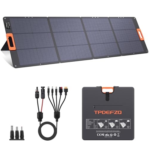 N-Type 16BB 200W Portable Solar Panel for Power Station ETFE 200 Orange