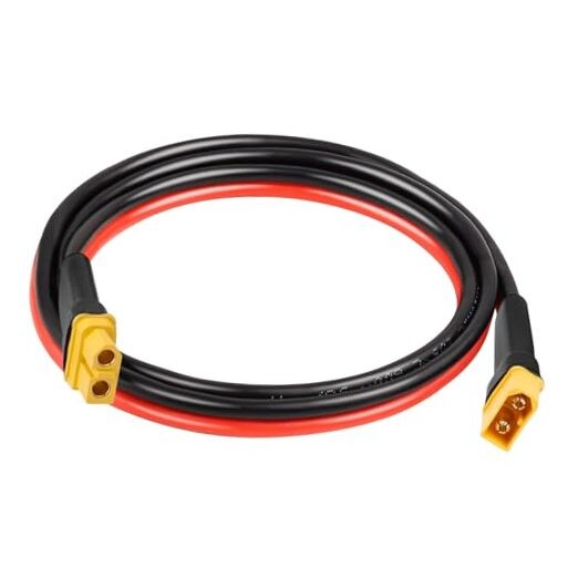 0AWG XT60 Extension Cable 2 3 505 20 25 30 35 40 50 7500FT XT60 Female to 3FT 1
