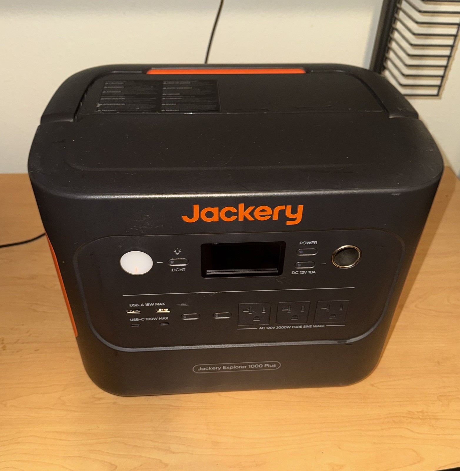 Jackery Explorer 1000 Plus Solar Battery Bank 1264Wh Lithium LifePO4 JE-1000C