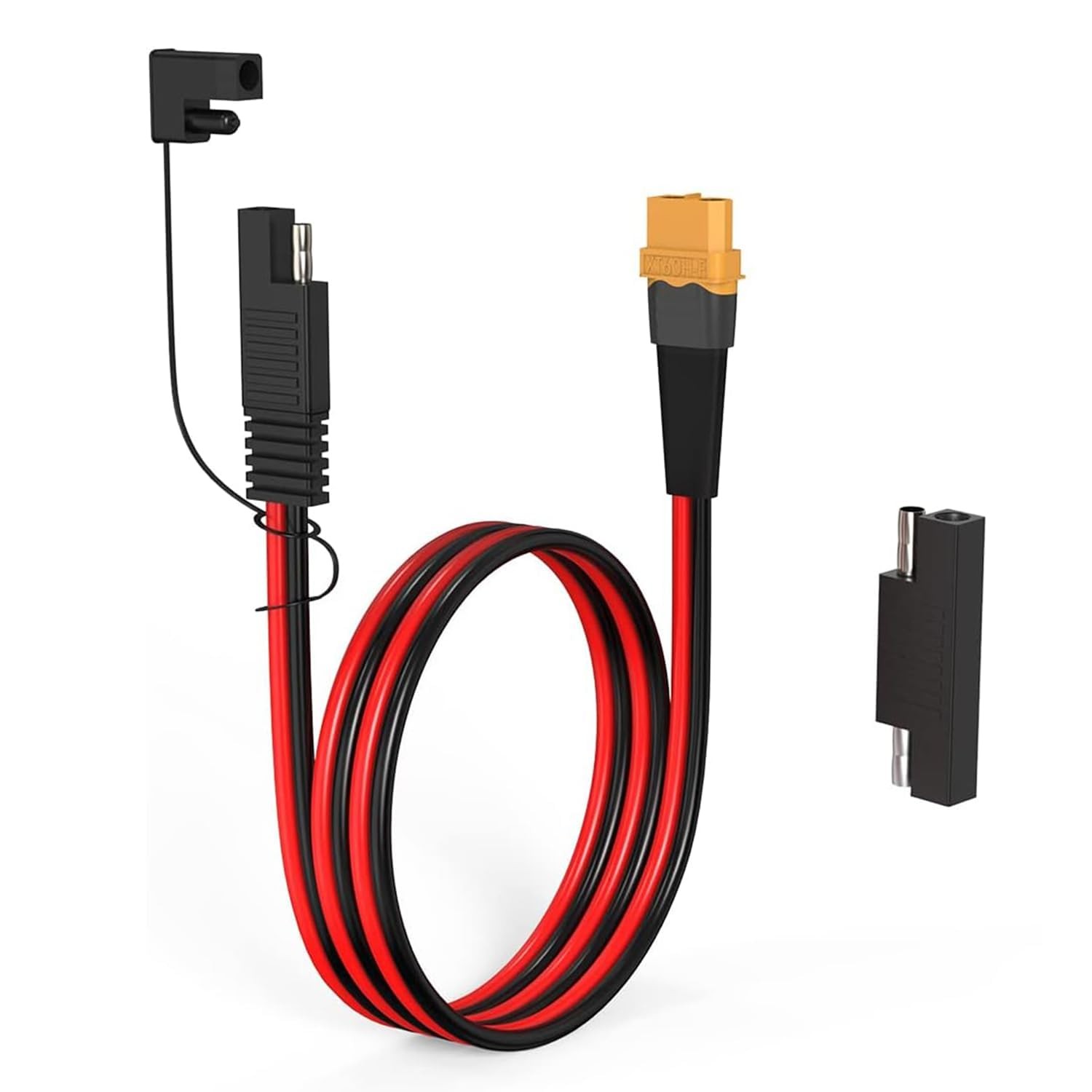 10AWG XT60 to SAE Connector Extension Cable with SAE Polarity Reverse Adapter…