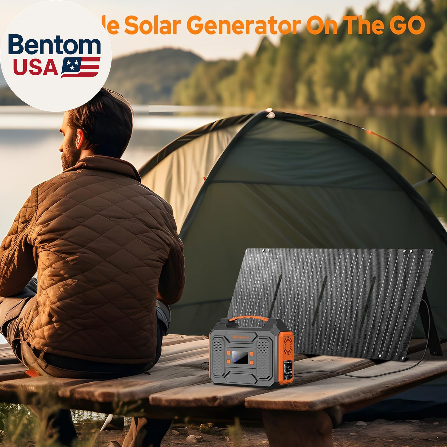 Portable Power Station 300W Solar Generator 280Wh(Without Solar Panel), 110V Por