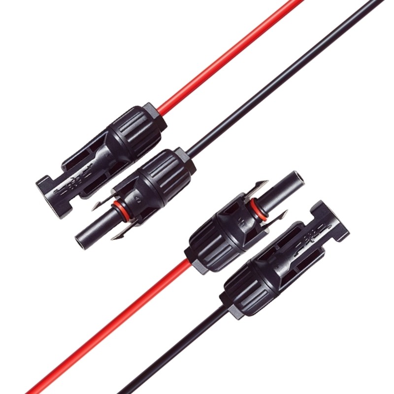 Multi-Contact 4 Connectors Extension Cord Wire For Photovoltaic Application