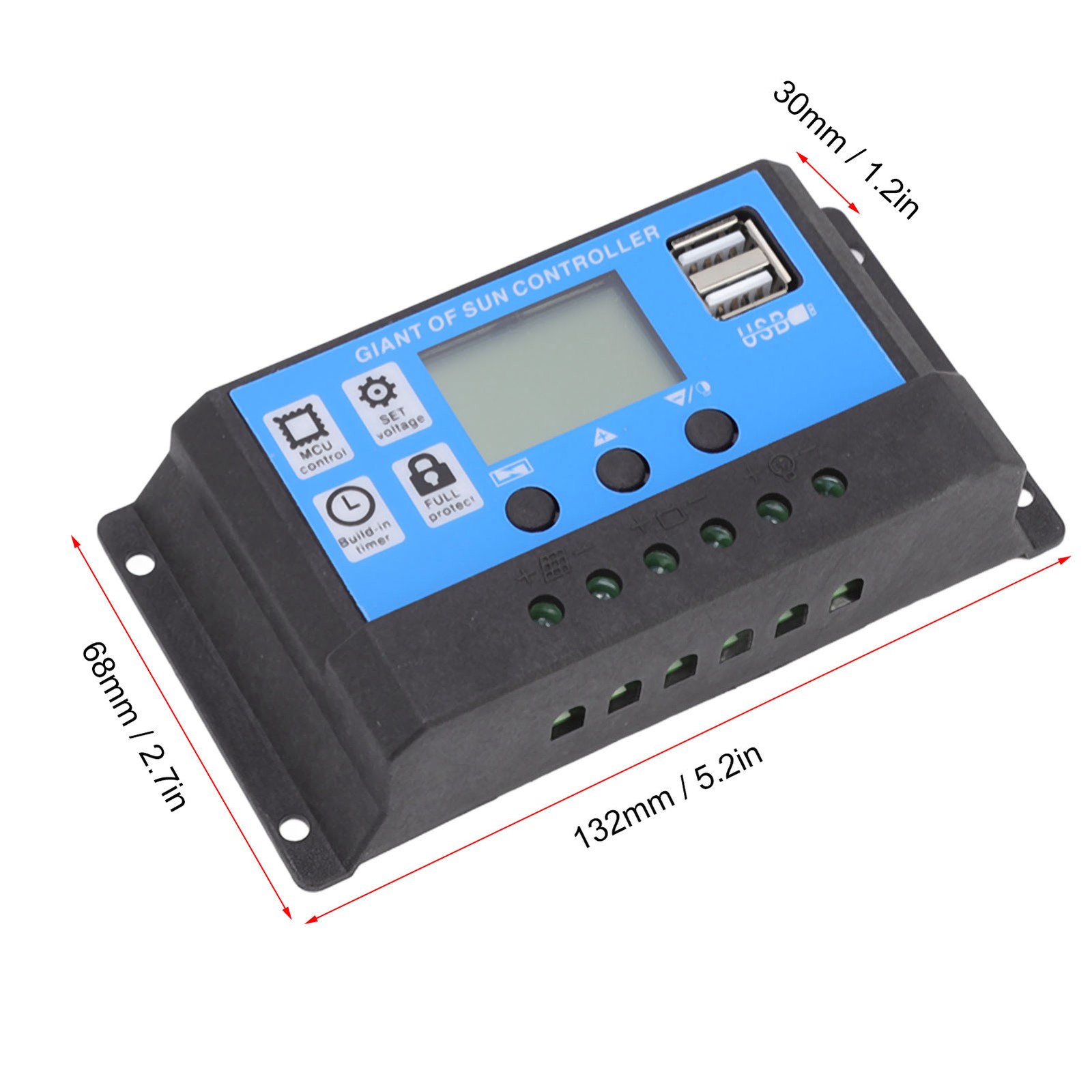 60W 18V Solar Panel Kit 100A Battery Charger Controller Battery Charging Kit For
