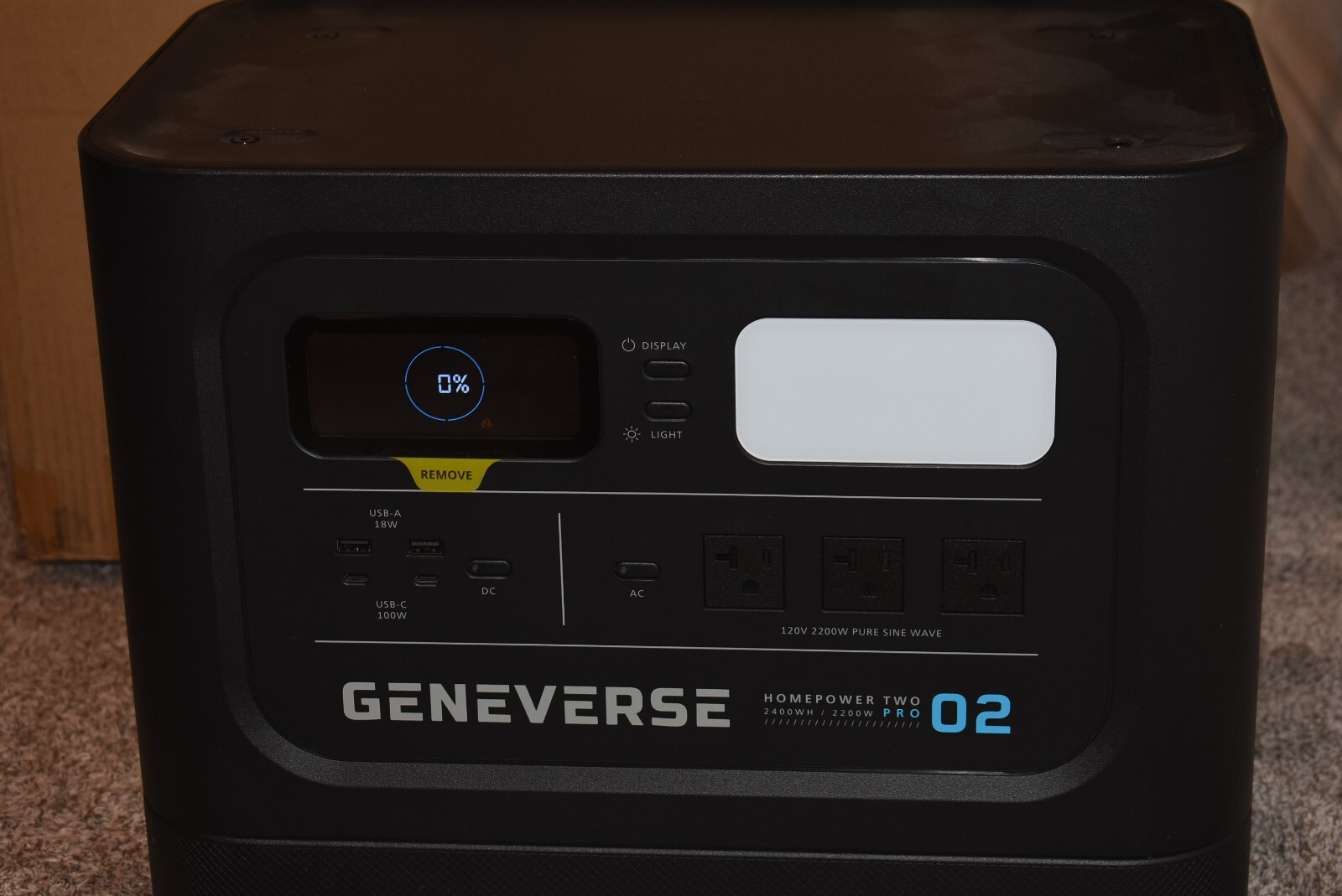 PARTS Error* Geneverse 2419Wh LiFePO4 Portable Power Station TWO PRO