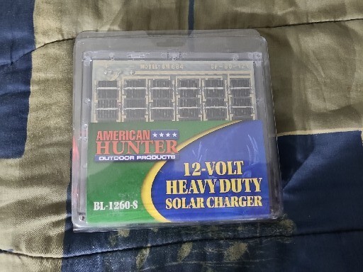 American Hunter BL-1260-S Solar Charger 12V New