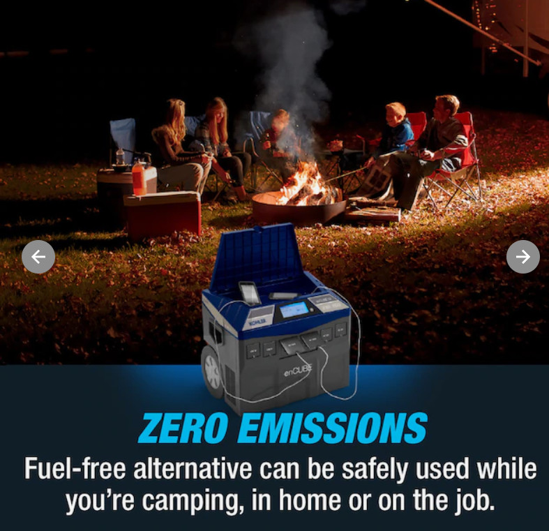 Kohler enCUBE 1.8 1800W Portable Power Station Solar Generator Battery *READ*