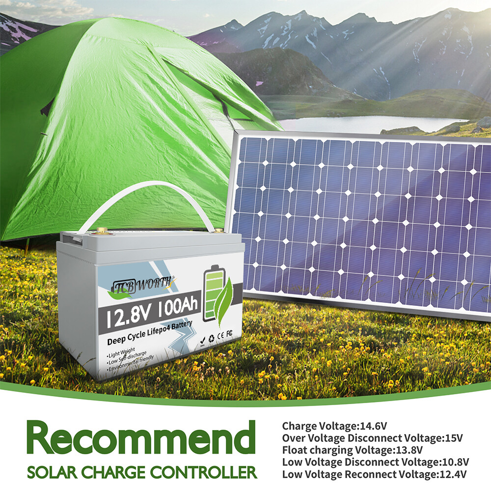 48V 100Ah Lithium Golf Cart Battery LiFePO4 Deep Cycle 4Group 12V 100Ah Solar RV