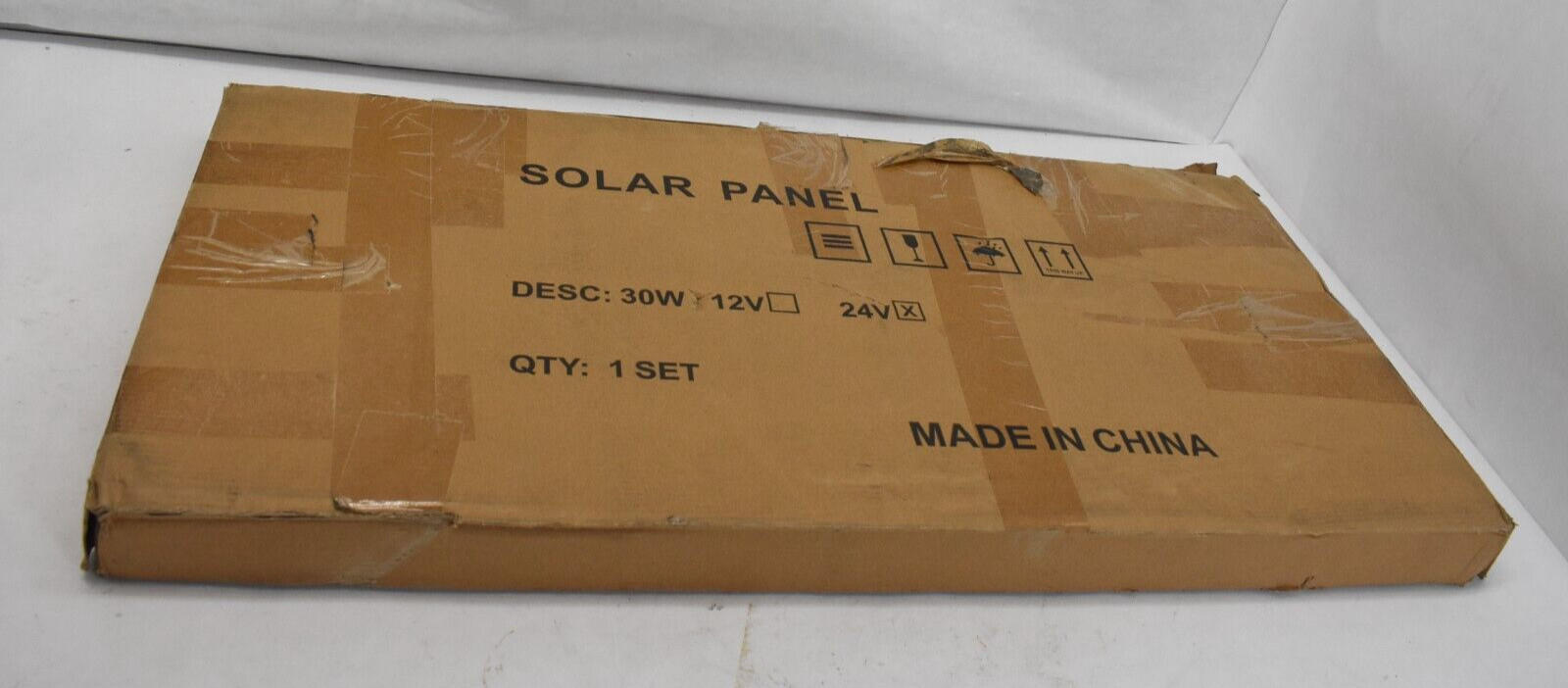 Aleko Monocrystalline Solar Panel Aluminum 30W 24V SP30W24V Solar Panel