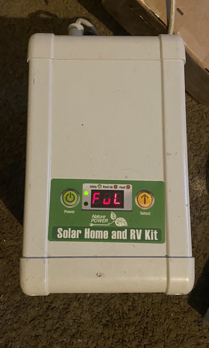 Nature Power Solar Home RV Portable Backup Power Kit 400W Up to 55 Hrs Rt🔥🔥
