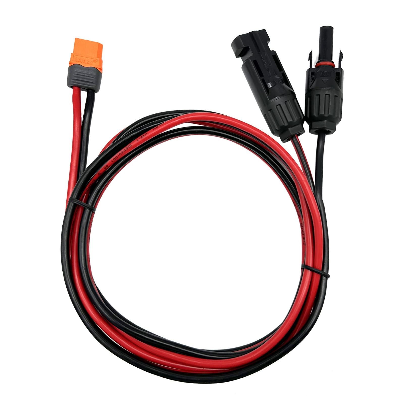 Nuofany Solar to XT60i Connector Cable 12AWG 5FT Solar Panel Connector to XT6…