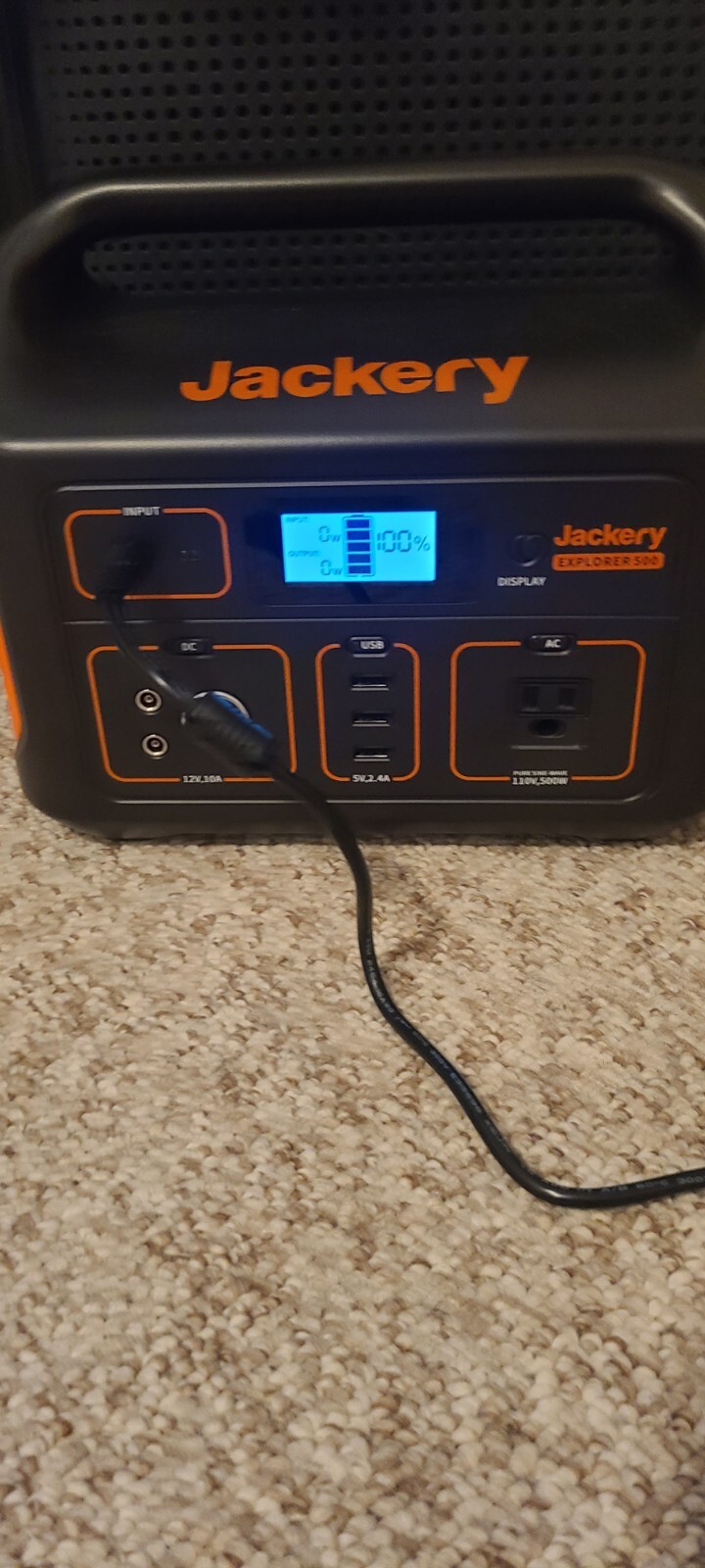 Jackery 518Wh Portable Power Station Explorer 500