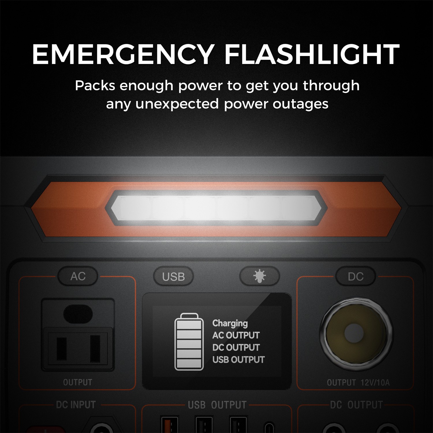 Flashfish 300W 230WH Portable Solar Generator Optional With 60W 18V Solar Panel