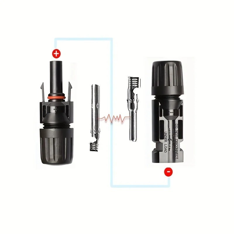 10/20/50/100/200 Pairs Solar Cable Connectors Male Female DIY For Solar Panel US
