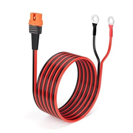 XT60i to O Ring Terminal Cable – Female to O Ring Connector 10FT 12AWG