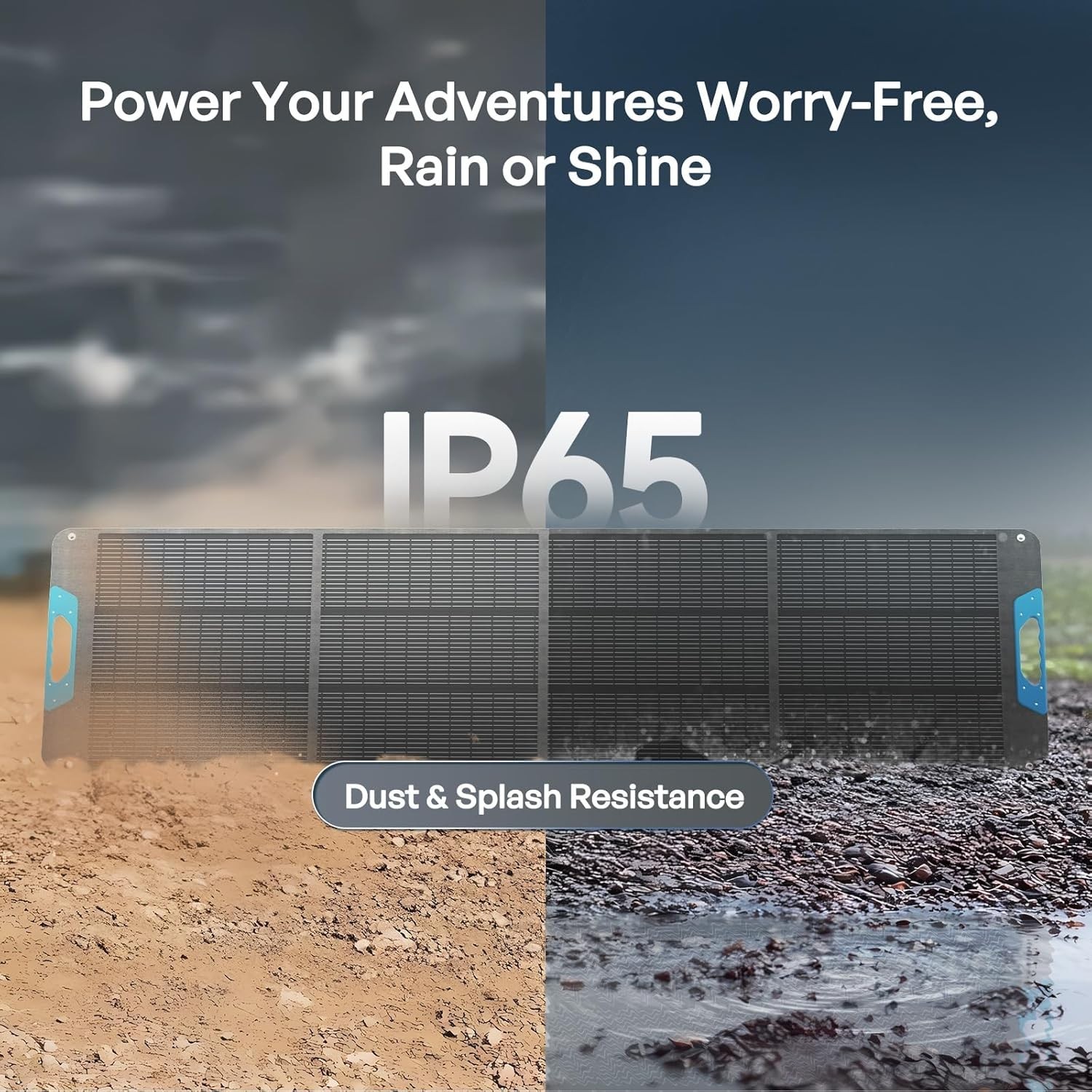 200W Solar Charger with Dual USB Ports – Ideal for Camping, RVs, and Emergencies