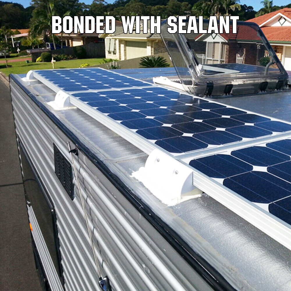 400W RV Solar Panel Kit with Mounting Brackets & 40A MPPT for Caravan Camping