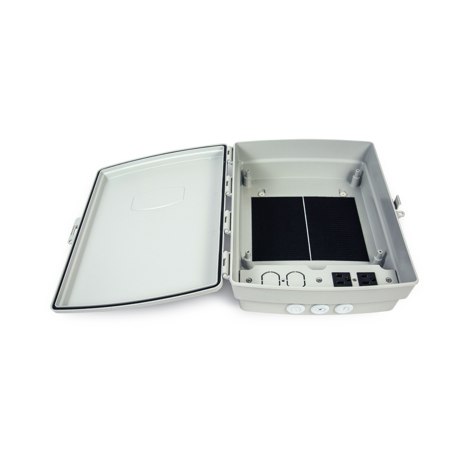 Waterproof Network NEMA Enclosure with AC Outlet 10x9x4 Weatherproof Indoor O…