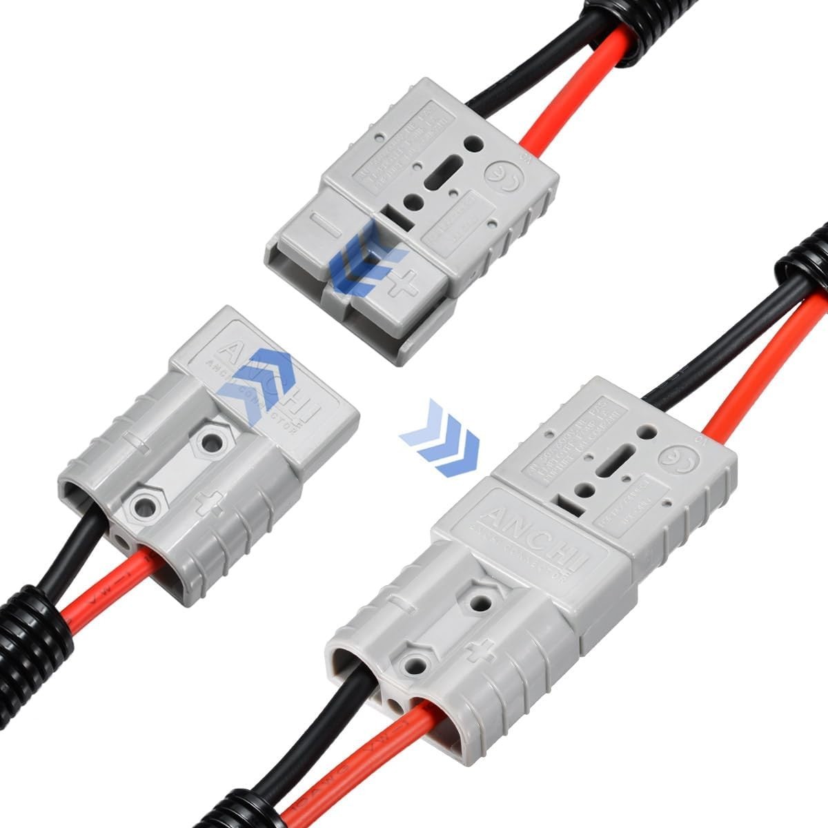 10AWG Solar Panel Connector to Anderson 50A/600V Solar Connector Cable for So…