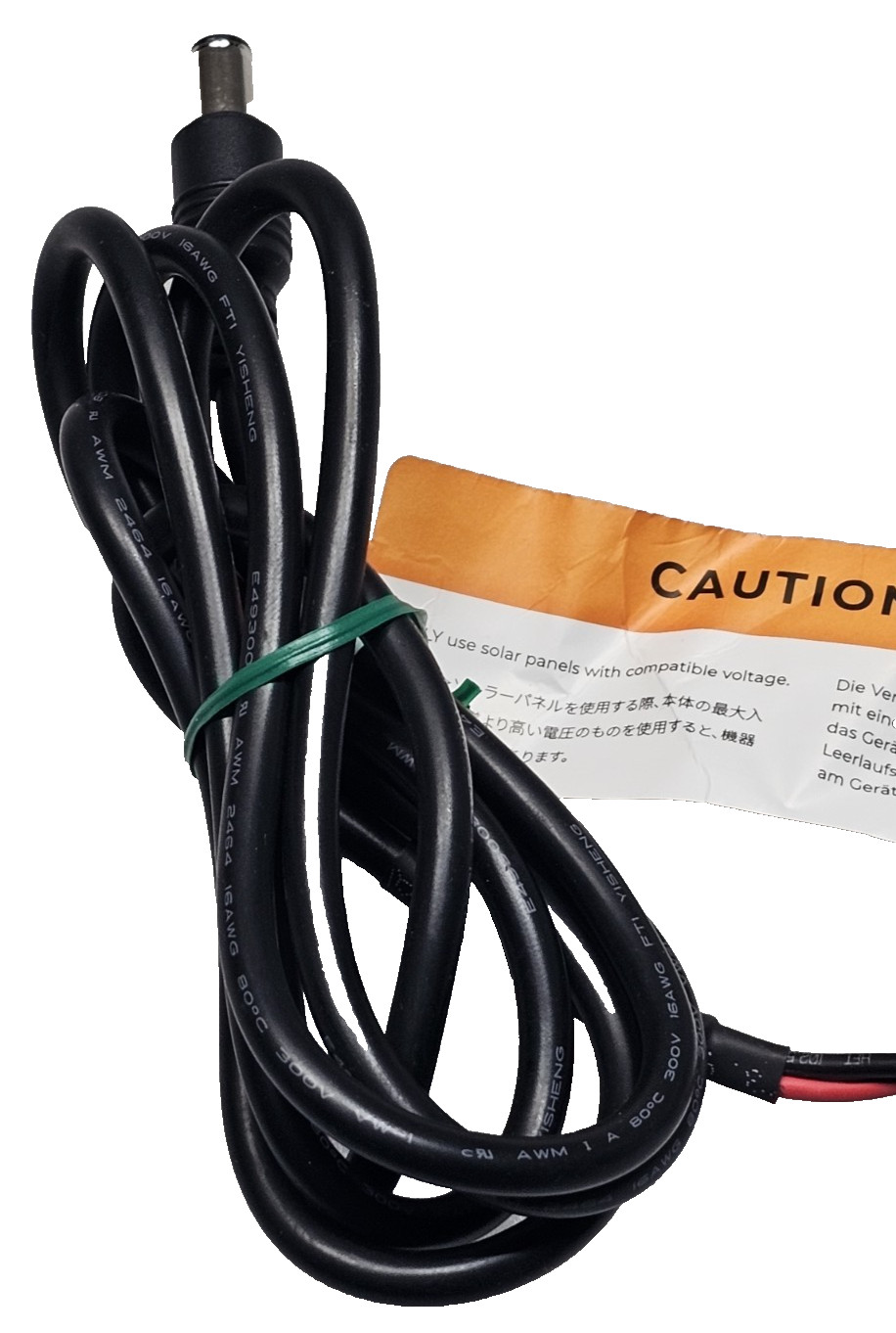 Bluetti Portable Power Station Model EB3A OEM Part Solar Charging PowerCord Only