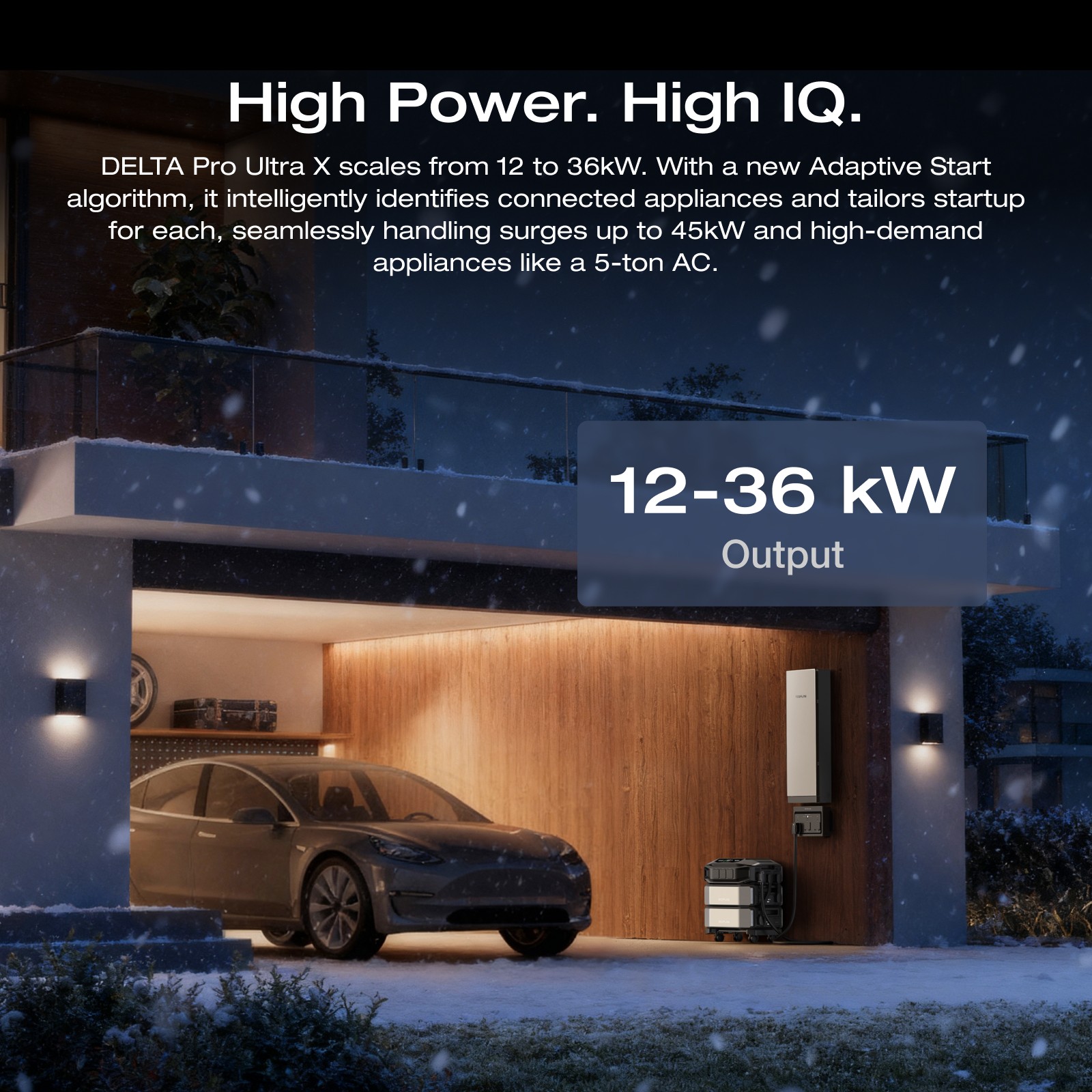 EcoFlow 12288Wh Power Station 12000W DELTA Pro Ultra X with 2 Extra Battery