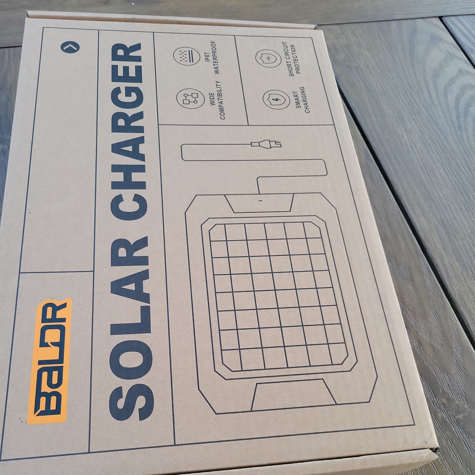 13W Solar Battery Charger Maintainer 12V Waterproof Panel for Car Boat RV
