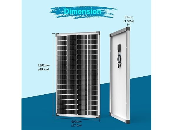 ACOPOWER HY175-12M ACOPOWERl 175Watt 12 Volt Solar Panel