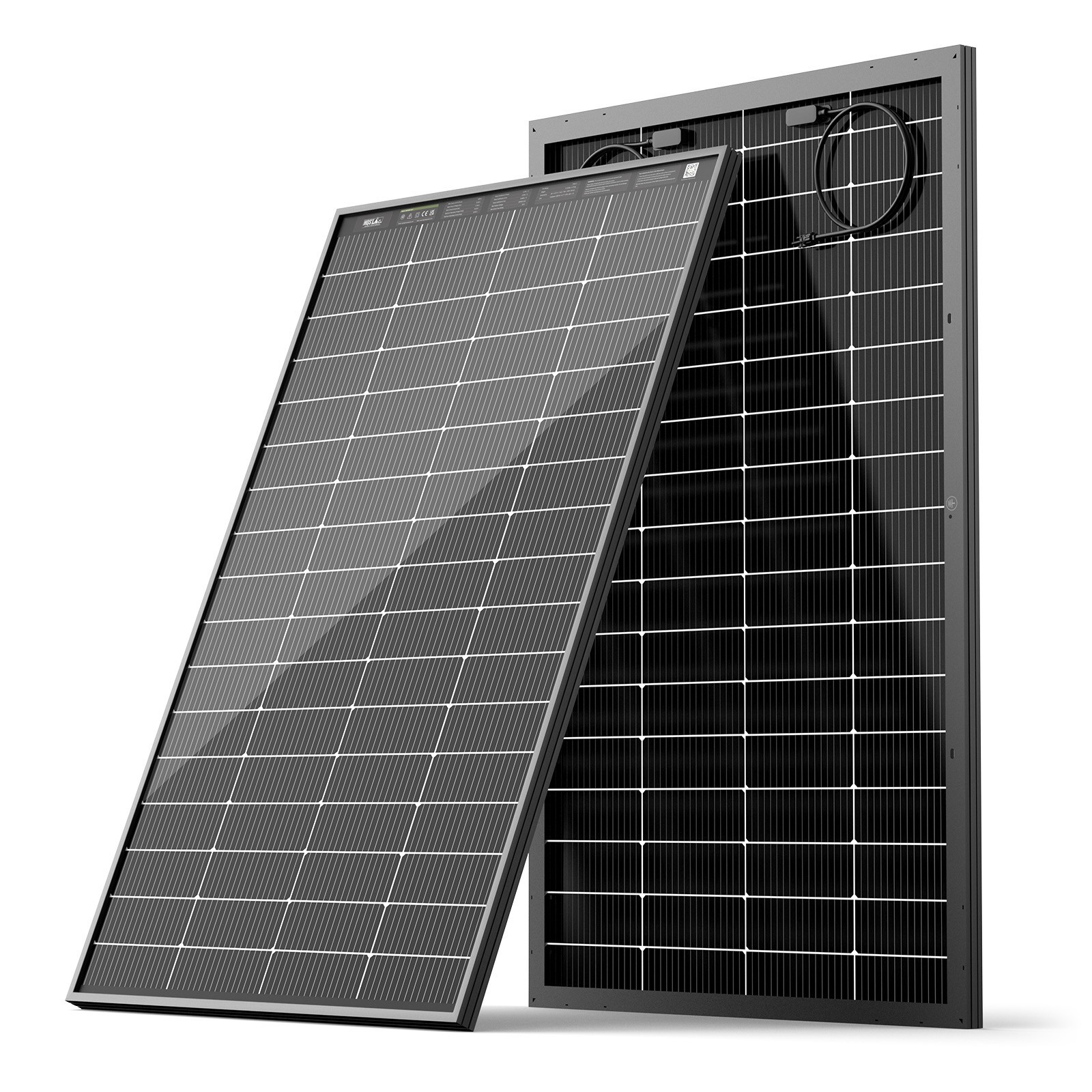 HQST Bifacial 2 Packs 200W Compact N-Type Solar Panel