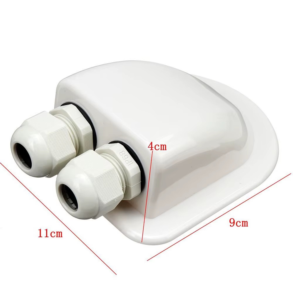Double Wire Entry Gland Box Solar Panel Roof Wire Entry Gland Box Cable Motorhom