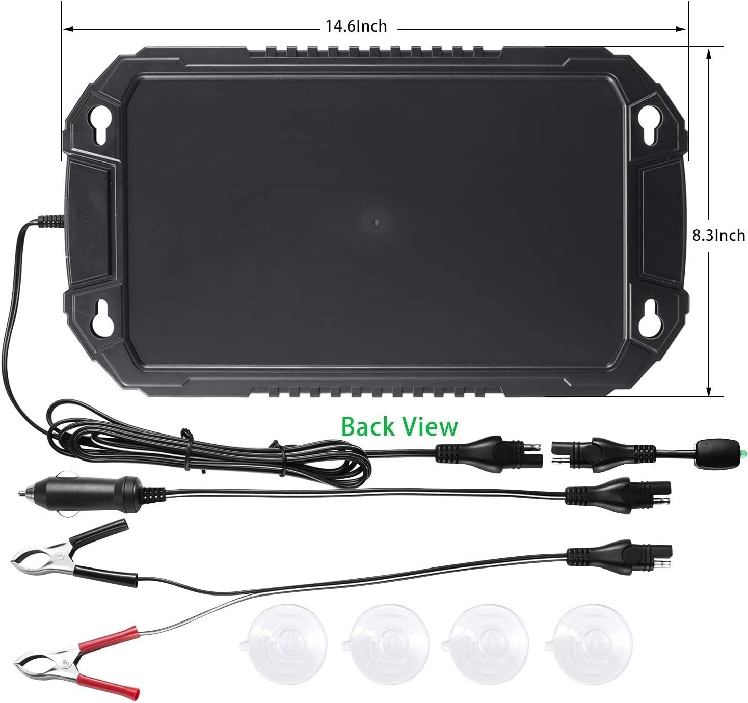 Car Battery Trickle Charger & Maintainer 12Volt 8W Solar Panel Power Charger …