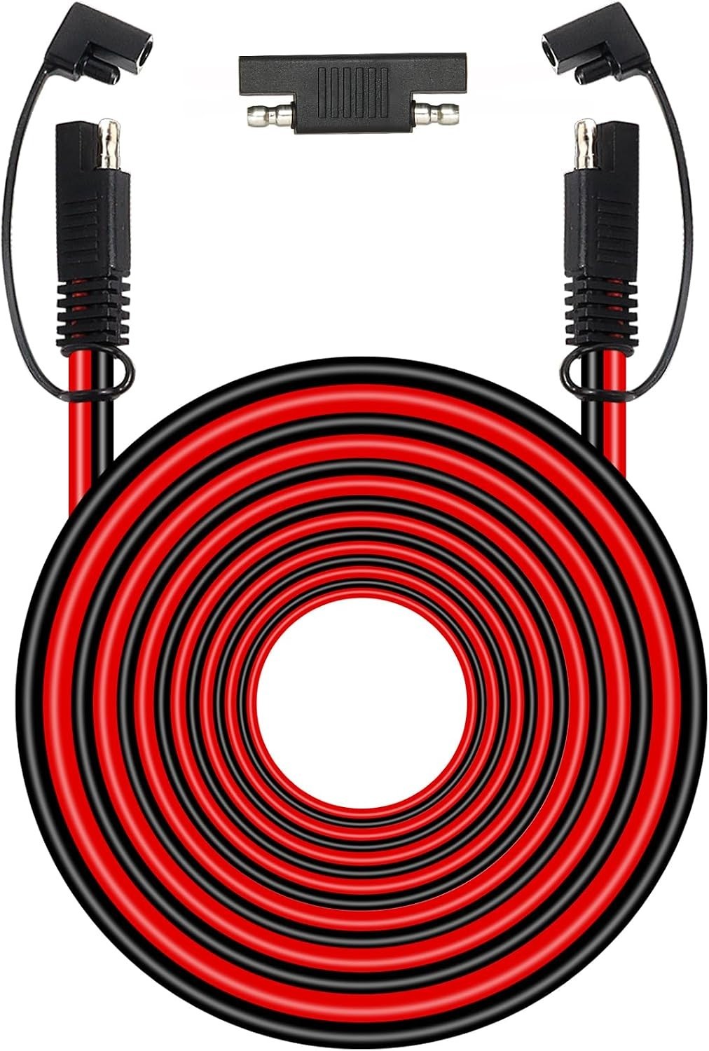 35FT SAE Extension Cable with Polarity Reverse Adapter