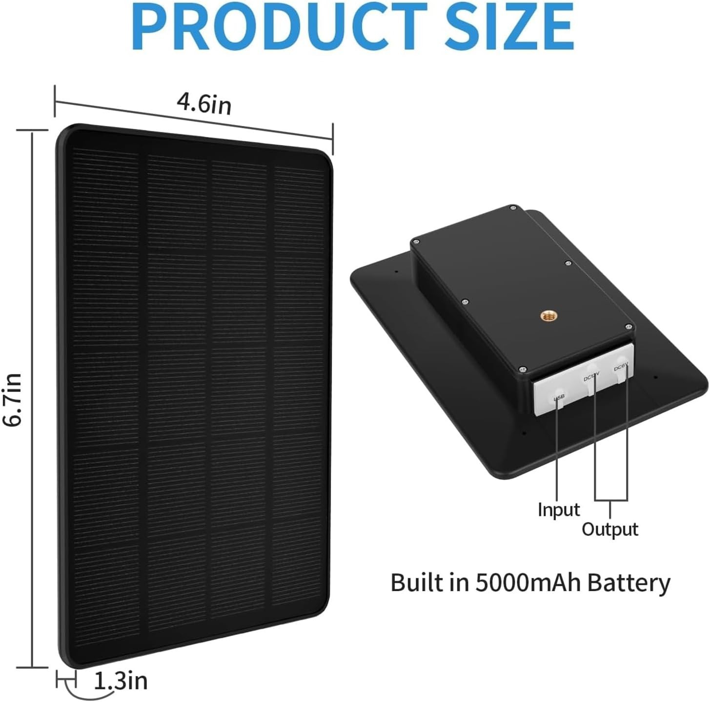 Universal Solar Charger for Trail Cameras – Waterproof & Lightweight