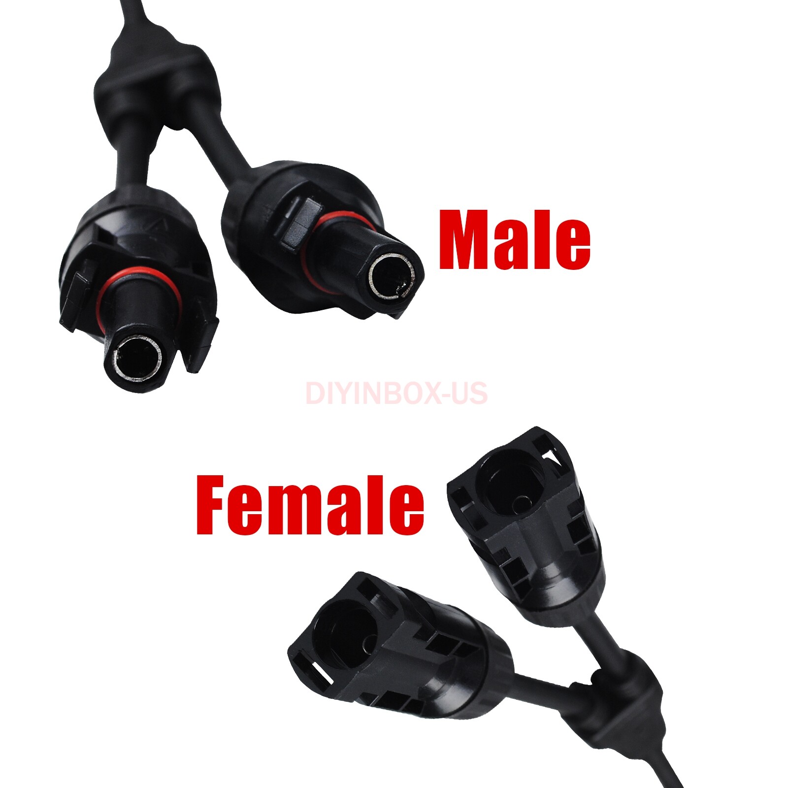 Lot Solar Panel Y Branch Cable Connection Waterproof Adapter Connector Extension