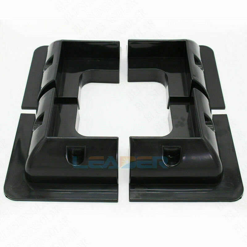 Solar Panel Side Corner Brackets Cable Entry Gland RV Motorhome Campervan